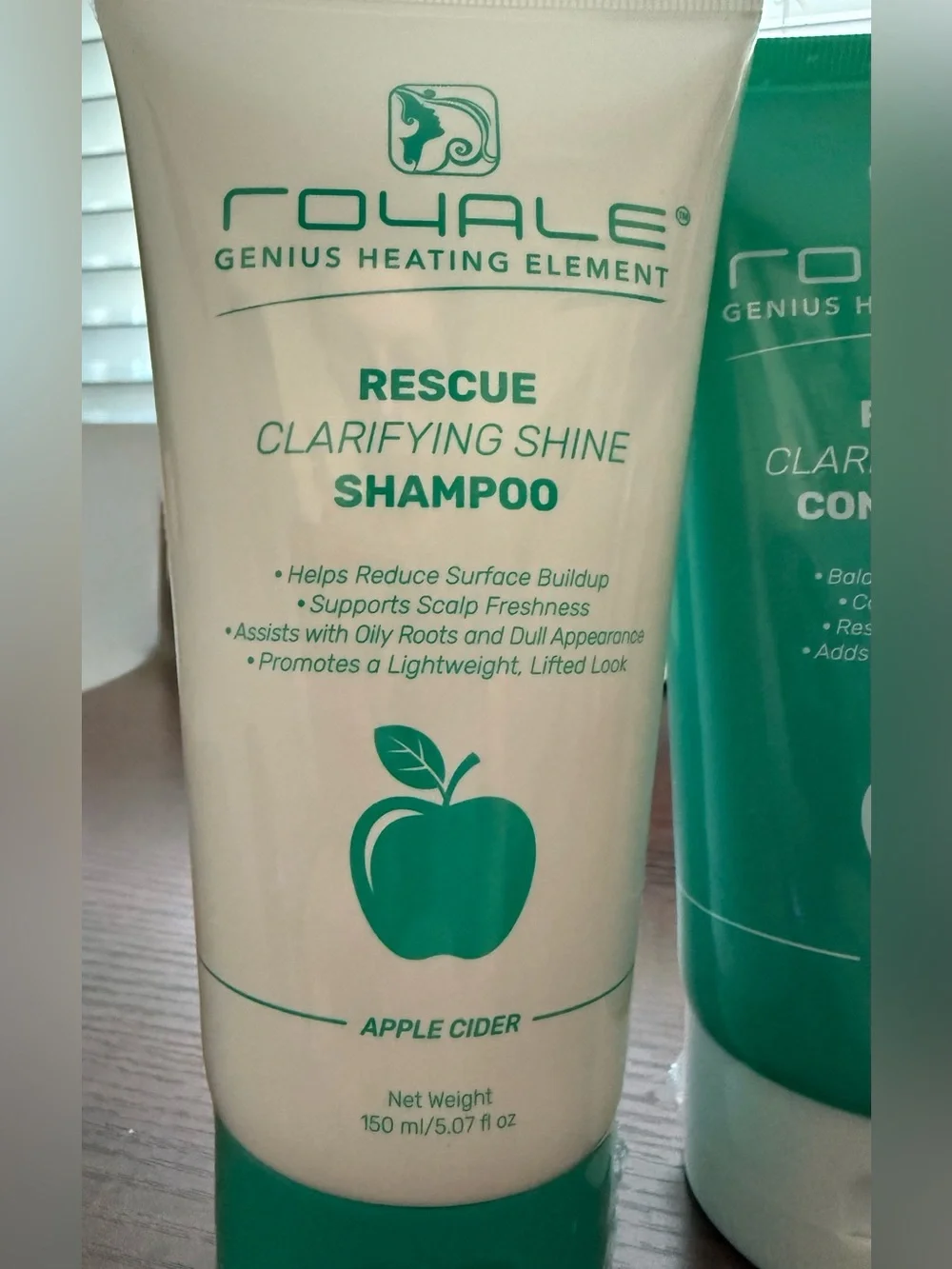 Royale Rescue Clarifying Shine Shampoo and Conditioner - Apple Cider *Sealed